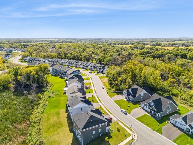 6501 Tamarack Ln, Corcoran, MN 55340 - aerial perspective of suburban area with a forest
