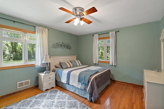 1682 Oakdale Ave W, Saint Paul, MN 55118 - bedroom with wood finished floors and a ceiling fan