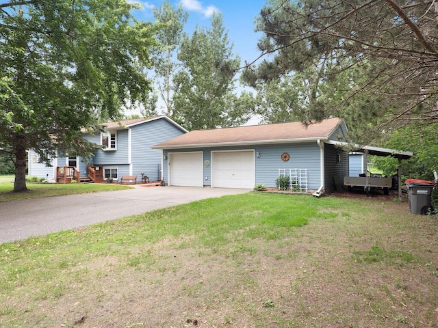 1507 234th Ln NE, Bethel, MN 55005 - view of front facade featuring concrete driveway, a front lawn, and an attached garage