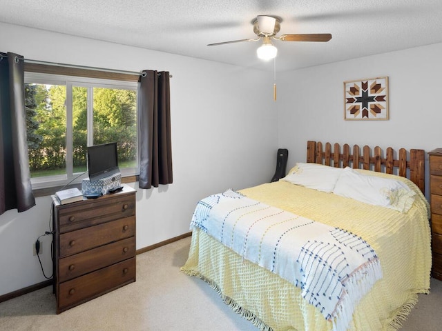 1507 234th Ln NE, Bethel, MN 55005 - bedroom with light colored carpet and ceiling fan