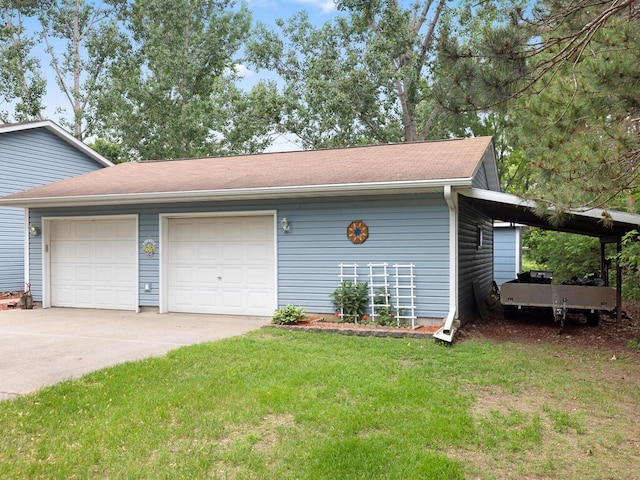 1507 234th Ln NE, Bethel, MN 55005 - garage with driveway