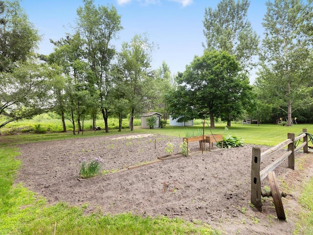 1507 234th Ln NE, Bethel, MN 55005 - view of home's community featuring a yard and a shed