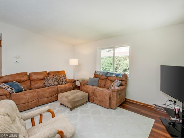 5424 Vernon Ct, Savage, MN 55378 - living area featuring wood finished floors and vaulted ceiling