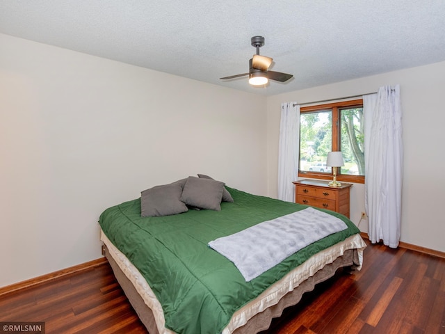 5424 Vernon Ct, Savage, MN 55378 - bedroom featuring wood finished floors and a ceiling fan