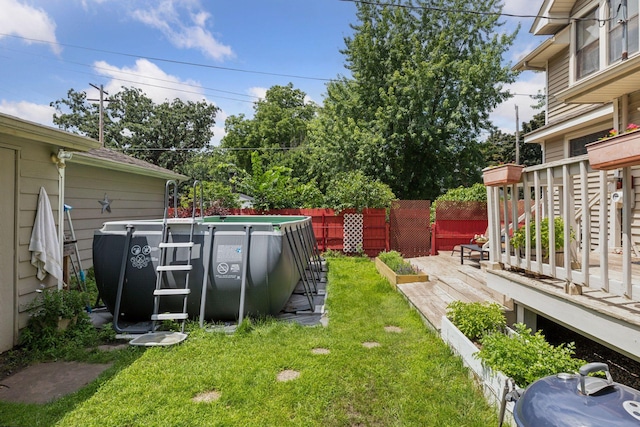 1756 Minnehaha Ave W, Saint Paul, MN 55104 - view of yard featuring a wooden deck