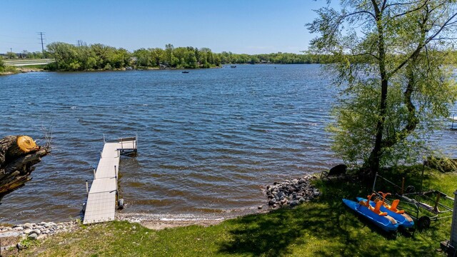 14676 Devitt Ave NW, Silver Creek Twp, MN 55362 - dock area with a water view