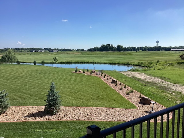 2334 9th St W, Albert Lea, MN 56007 - view of green lawn with a water view