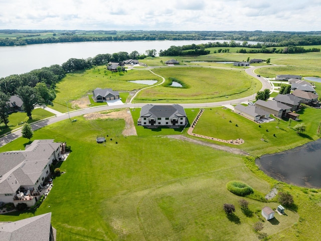 2334 9th St W, Albert Lea, MN 56007 - aerial perspective of suburban area with a large body of water