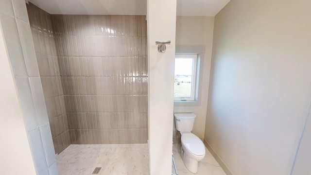 2334 9th St W, Albert Lea, MN 56007 - bathroom featuring tiled shower and tile patterned flooring
