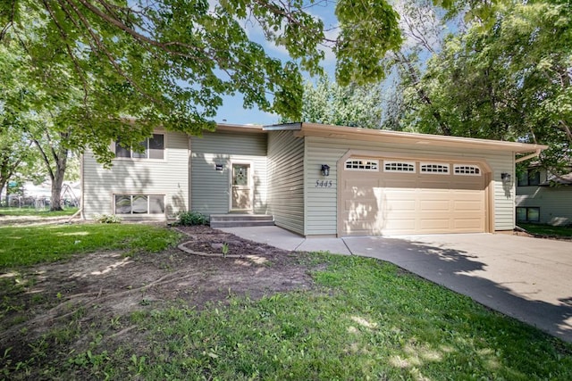5445 Large Ave NE, Albertville, MN 55301 - view of front of house with driveway and an attached garage