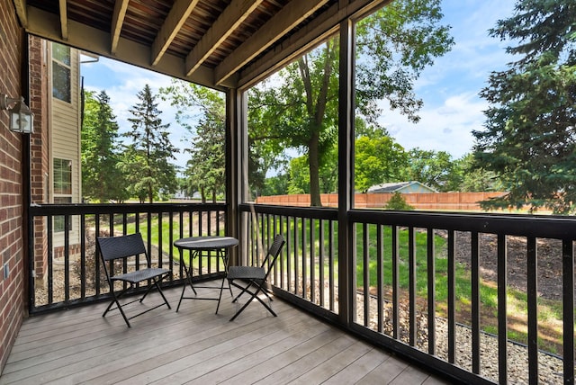 1350 Douglas Dr N Unit 105, Golden Valley, MN 55422 - view of wooden deck