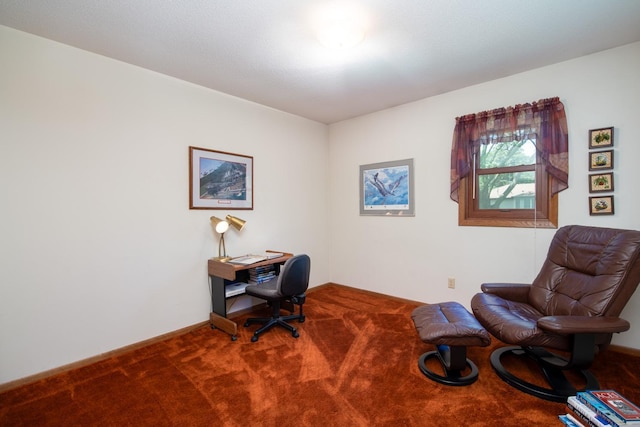 608 Pfau St, Mankato, MN 56001 - carpeted home office featuring baseboards