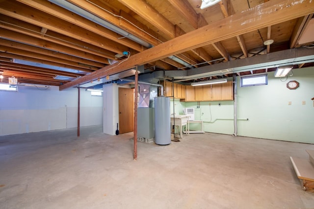 608 Pfau St, Mankato, MN 56001 - below grade area featuring gas water heater and heating unit