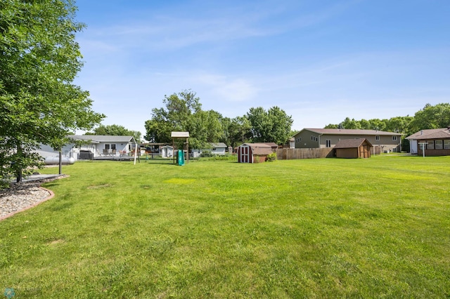 901 7th St W, West Fargo, ND 58078 - view of yard featuring a storage unit