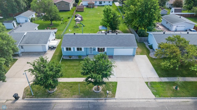 901 7th St W, West Fargo, ND 58078 - aerial view of residential area