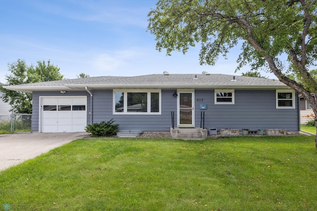 3113 8th St N, Fargo, ND 58102 - ranch-style home with a garage, concrete driveway, and entry steps