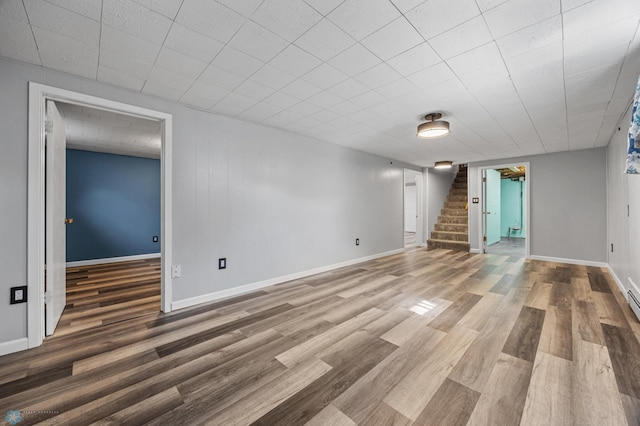 3113 8th St N, Fargo, ND 58102 - finished basement featuring wood finished floors and stairway