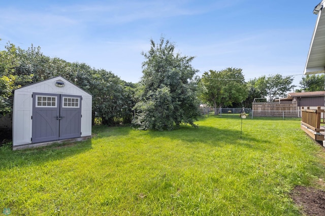 3113 8th St N, Fargo, ND 58102 - view of yard featuring a storage unit