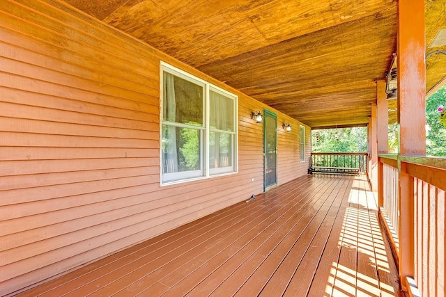 417 Whiskey Rd SW, Isanti, MN 55040 - view of wooden porch