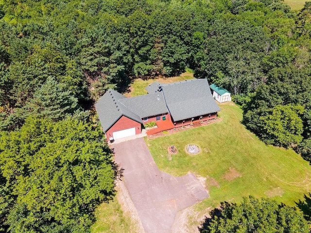 417 Whiskey Rd SW, Isanti, MN 55040 - view of subject property featuring a heavily wooded area