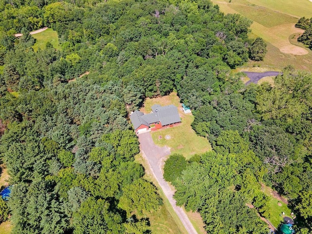 417 Whiskey Rd SW, Isanti, MN 55040 - aerial view of a forest