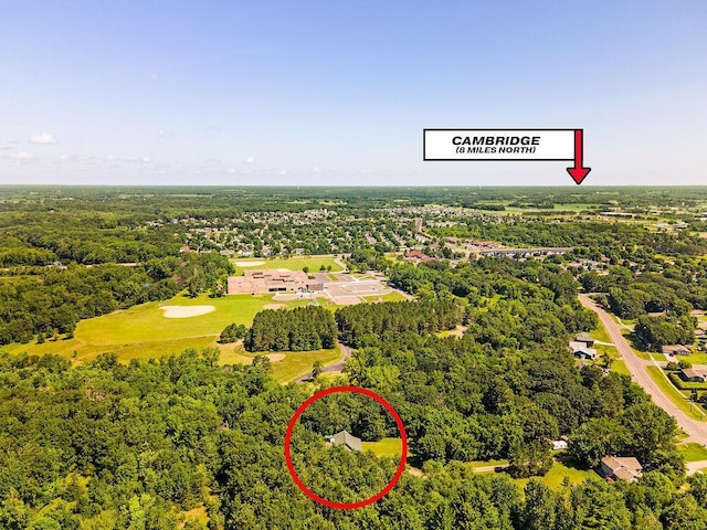 417 Whiskey Rd SW, Isanti, MN 55040 - aerial view of a forest