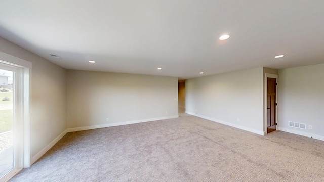 2330 9th St W, Albert Lea, MN 56007 - unfurnished room featuring recessed lighting, light carpet, and healthy amount of natural light