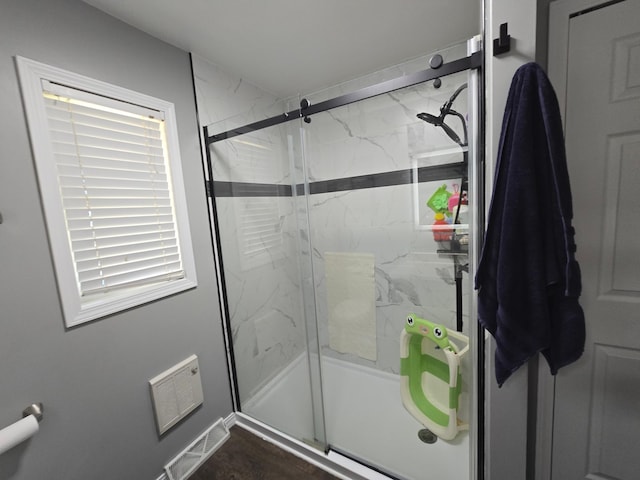 1101 7th Ave SW, Pipestone, MN 56164 - bathroom with a marble finish shower