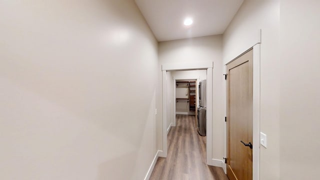2329 9th St W, Albert Lea, MN 56007 - corridor with wood finished floors and baseboards