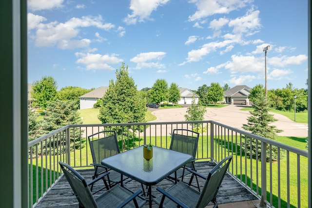 9742 Saint Andrews Dr, Elko New Market, MN 55020 - wooden deck featuring a residential view and a yard