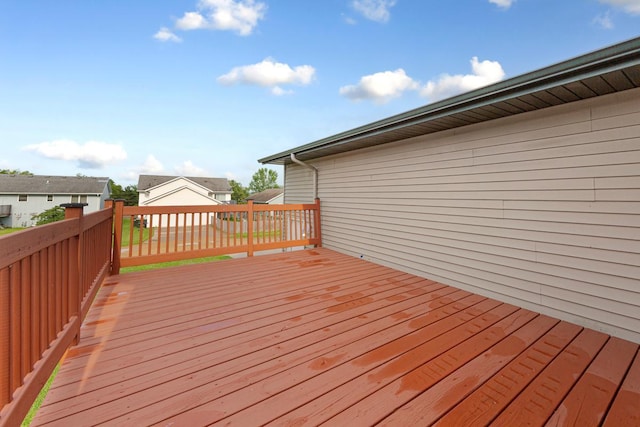 2112 York St, Saint Peter, MN 56082 - wooden deck featuring a residential view