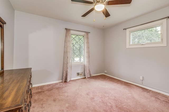 536 County Road J W, Shoreview, MN 55126 - empty room featuring carpet flooring and ceiling fan