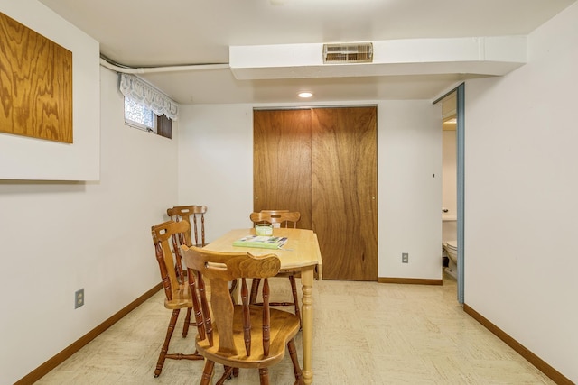 536 County Road J W, Shoreview, MN 55126 - dining room featuring baseboards and light flooring