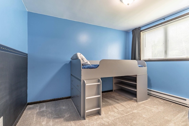 516 Gustavus Ave, Fergus Falls, MN 56537 - carpeted office featuring baseboards and a baseboard heating unit