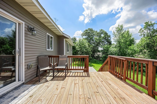 13143 Jefferson St, Becker, MN 55308 - view of wooden terrace