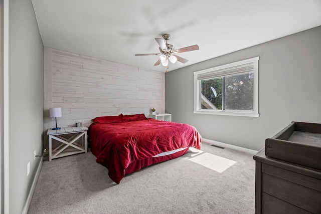 13143 Jefferson St, Becker, MN 55308 - carpeted bedroom featuring baseboards and ceiling fan