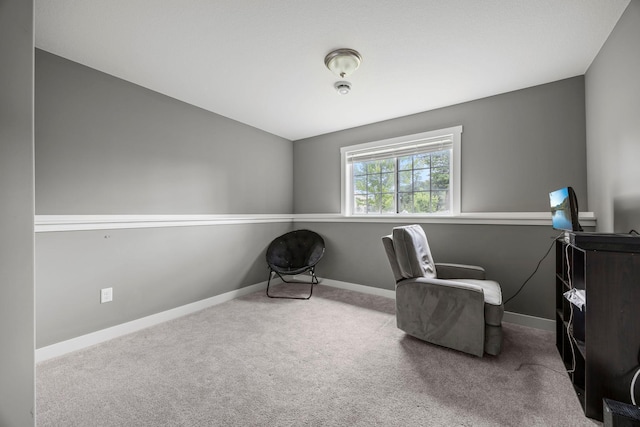 13143 Jefferson St, Becker, MN 55308 - living area featuring carpet and baseboards
