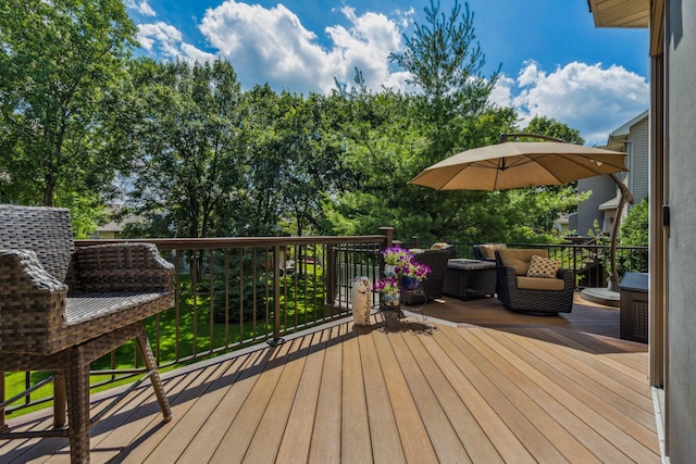1254 129th Ln NW, Coon Rapids, MN 55448 - view of deck