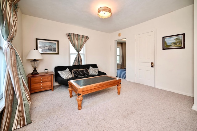366 Kansas St, Winona, MN 55987 - carpeted living area featuring baseboards