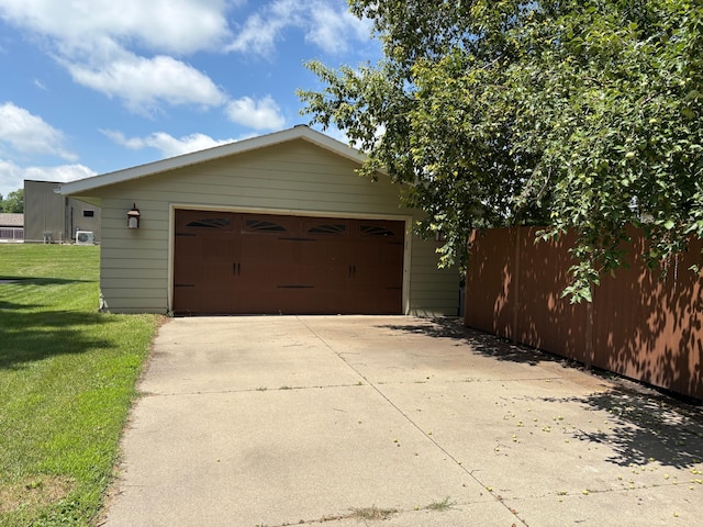 207 Meadow Ln, Benson, MN 56215 - garage featuring driveway