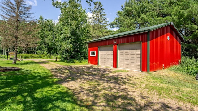 W13263 Hutchinson Rd, Big Bend Twp, WI 54819 - view of detached garage