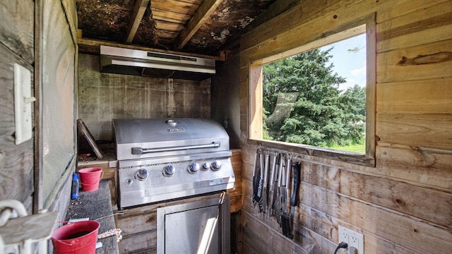 W13263 Hutchinson Rd, Big Bend Twp, WI 54819 - view of patio with area for grilling