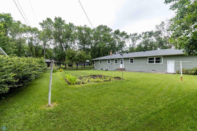402 5th St NE, Barnesville, MN 56514 - view of green lawn with view of scattered trees