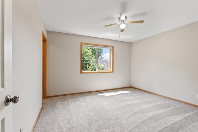 6617 378th St, North Branch, MN 55056 - carpeted empty room featuring a ceiling fan and baseboards