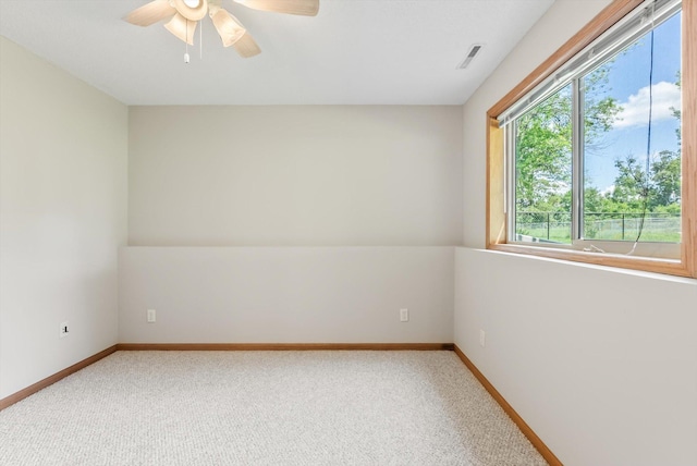 6617 378th St, North Branch, MN 55056 - unfurnished room featuring light colored carpet and ceiling fan