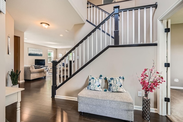 1535 138th St E, Rosemount, MN 55068 - stairs with recessed lighting and wood finished floors