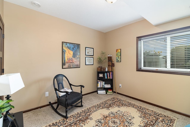 3410 Boulder Trl, Webster, MN 55088 - sitting room with light carpet and baseboards