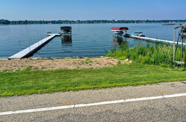 8112 Shore Trl N, Forest Lake, MN 55025 - dock featuring a water view
