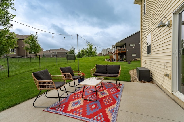 2990 Pinewood Ridge Dr SE, Rochester, MN 55904 - view of patio / terrace featuring an outdoor living space and a residential view