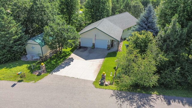 44198 Mosquito Trl, Pine Lake Twp, MN 56573 - view from above of property